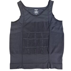 Shaperluv Mens Shaper Tank Body Shirt XXL Abs Sculpting Slim Undershirt